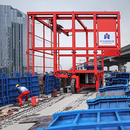 劲海JHQZ-MB01防撞墙模板施工车 高架与地铁工程的移动式高效作业平台